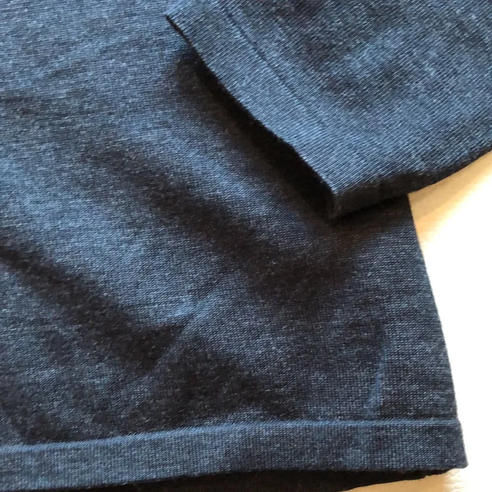 Liz Claiborne gray silk shawl collar sweater